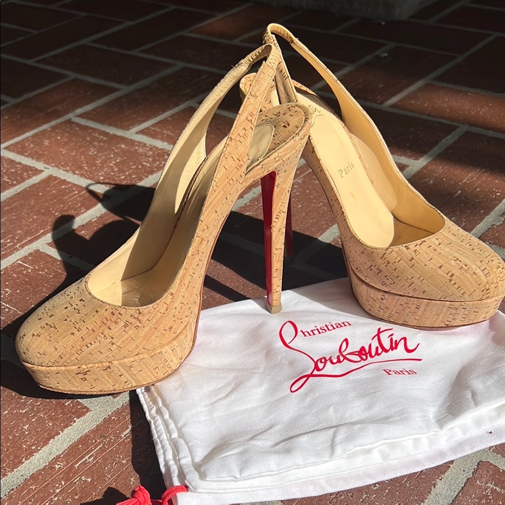 Christian Louboutin Cork Platforms